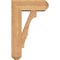 Ekena Millwork Balboa Craftsman Smooth Bracket w/ Offset Brace, Western Red Cedar, 7 1/2"W x 20"D x 32"H BKT0806X20X32BOA04SWR - alternate 4